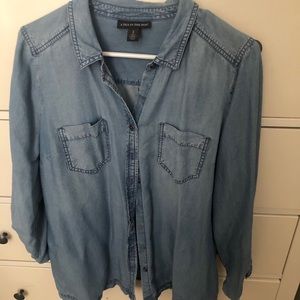 COPY - Maternity chambray button up